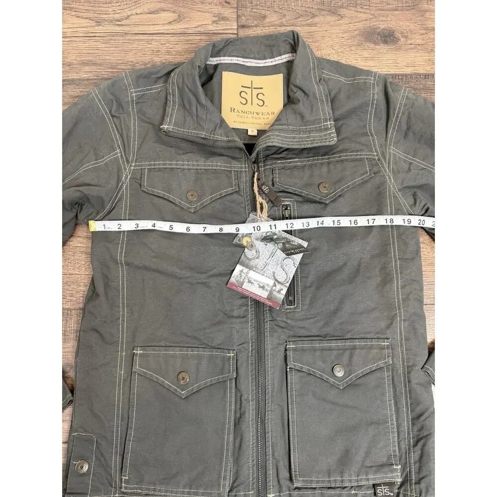 STS Ranchwear Sundance Chore Jacket Men’s Sz S Green Western Conceal Carry NWT